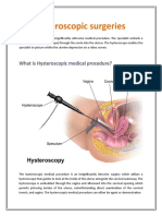 Hysteroscopic Surgeries: What Is Hysteroscopic Medical Procedure?