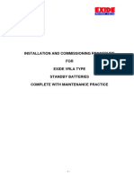 O&M Manual For VRLA Batteries