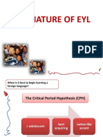 THE NATURE OF EYL - For Students PDF