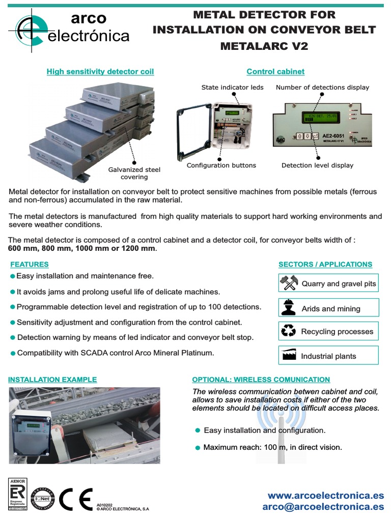 Metalarc V2 Metal Detector PDF PDF Metal Detector Metals