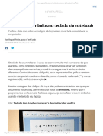 Como Fazer Símbolos No Teclado Do Notebook _ Teclados _ TechTudo