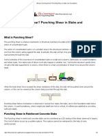 What Is Punching Shear - Punching Shear in Slabs and Foundations