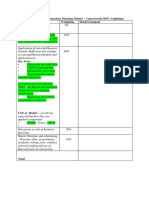 Essay Marking Matrix