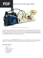 Auto Intensity Control of Power LED Using Arduino