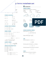 Derivative and Integral Formulas All in One 1