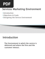 Services Marketing Environment: Objectives & Goals Designing The Service Environment