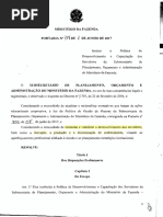 Política de Capacitação SPOA-SE-MF Portaria Nº 354, De 8 de Junho de 2017