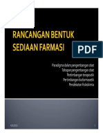 Rancangan Bentuk Sediaan Farmasi Compatibility Mode PDF