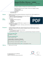 Gastroesophageal Reflux Disease: Adults: Summary of The Alberta Clinical Practice Guideline, July 2000