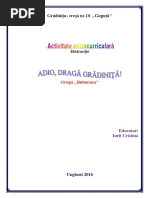 Adio Gradinita Buburuza 2016