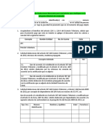 Declaración Juramentada Deducciones Mensuales para Contratistas Que Clasifiquen en La Categoría Tributaria de Empleado