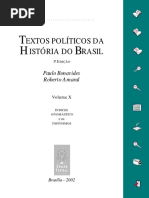 Textos políticos do Brasil Volume 10