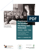 2018 09 06 Berlin Flyer Tagung Psychoanalyse Schatten Krieg Holocaust Polen