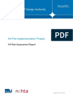 Healthsmart Design Authority: Ihi Pre-Implementation Project