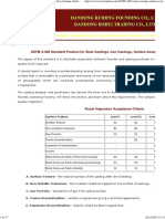 ASTM A 802 Standard Practice For Steel Castings, Iron Castings, Surface Acceptance, Visual Examination PDF