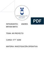 Informe Investigacion Operativa