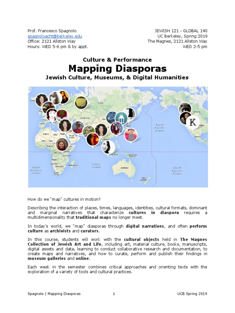 Mapping Diasporas in Jewish Culture | PDF | University Of California