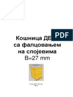 Vdocuments - MX - Kosnica DB 10 Rama Debljine Daske 27 MM Sa Falcovanjem Na Spojevima MK 5626524476205 PDF