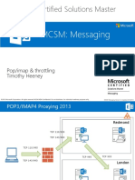 MCSM Exchange 2013 - CAS - 7 Pop-Imap and Throttling