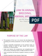 Law in Animal Breeding