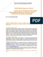 Benente, Mauro. La Sala de Máquinas de La Constitución de Roberto Gargarella PDF