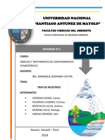 Informe de Tren de Muestreos