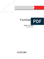Fortigate Admin 40 mr2 PDF