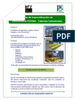 Cubicoff Programa Completo Especializacion Piping On-Line 2018