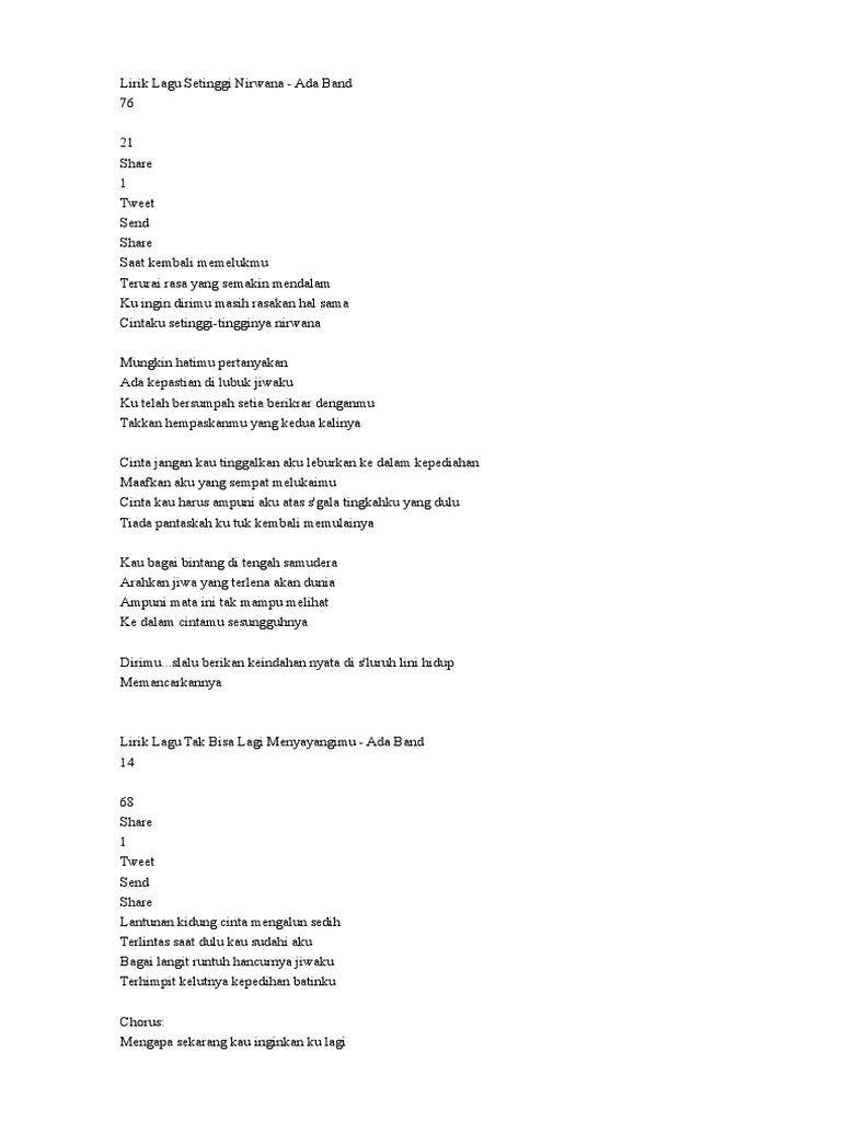 Ada Band Lirik Doc