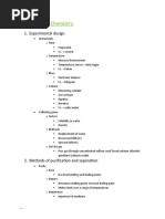 Chemistry Notes (Experimental Chemistry)