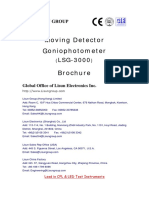 Moving Detector Goniophotometer Brochure: Lead in CFL & LED Test Instruments
