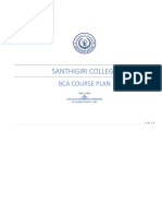 BCA Course Plan