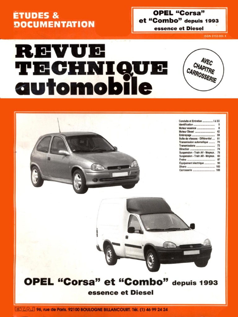 Revue technique pdf opel corsa diesel