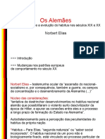 Os Alemães - Mudanças Nos Padrões Europeus de Comportamento No Século XX (Apresentação)