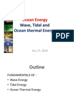 Sustainable Energy Technology, AASTU, Wave Ocean Thermal and Tidal Energy, Lect 7