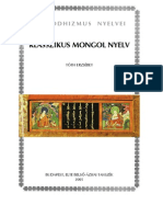 Klasszikus Mongol Nyelv