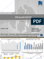 GDP Growth Q1FY19: Dipankar Mitra Somnath Mukherjee Research, ASKWA August 31, 2018