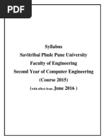 SPPU SE Computer Engineering 2015 Pattern Course Syllabus