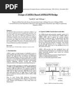 Design of AMBA Based AHB2APB Bridge