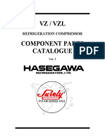 VZ / VZL Component Parts Catalogue: Refrigeration Compressor