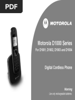 Telefono Motorola D1001