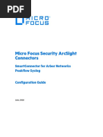 Micro Focus Security Arcsight Connectors: Smartconnector For Arbor Networks Peakflow Syslog Configuration Guide