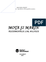 Mota Si Marin - Testamentele Lor Politice - Dr. Radu Mihai Crisan (2005)