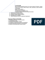 Summary Points of CV