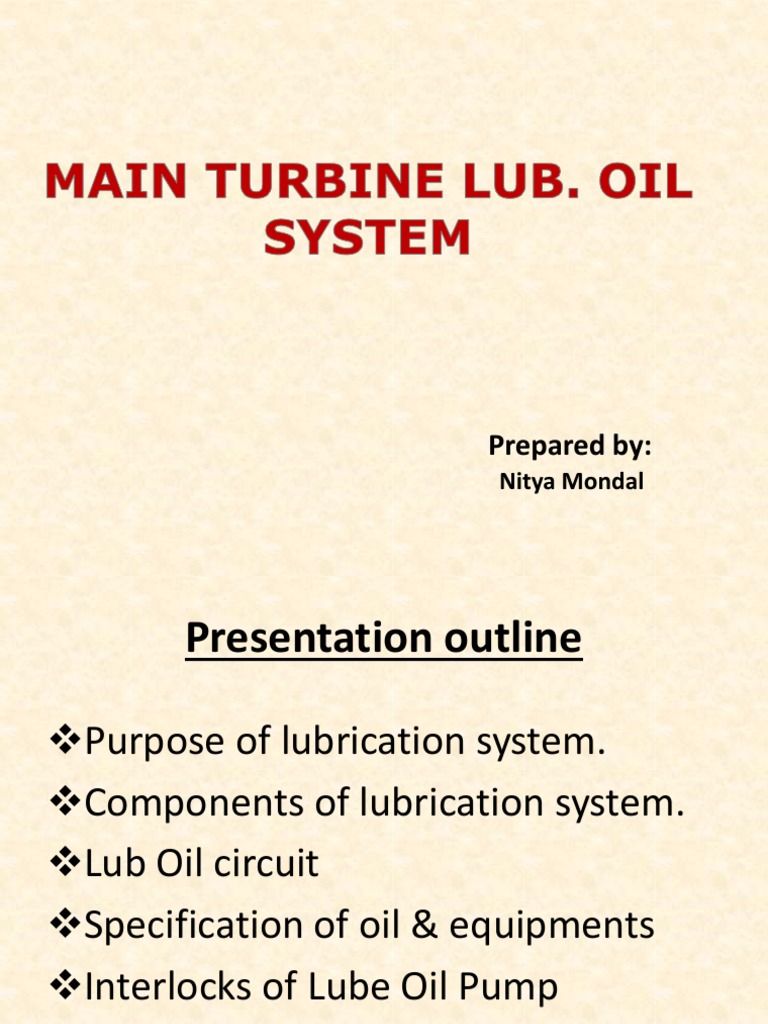 Turbine Lubrication System Guide | PDF | Pump | Nozzle