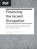 Who Profits Report on Israeli Banks and the Occupation Oct10