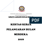 Kertas Kerja Pelancaran Bulan Merdeka