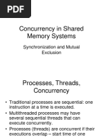 Concurrency in Shared Memory Systems: Synchronization and Mutual Exclusion