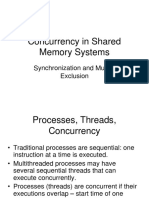 Concurrency in Shared Memory Systems: Synchronization and Mutual Exclusion