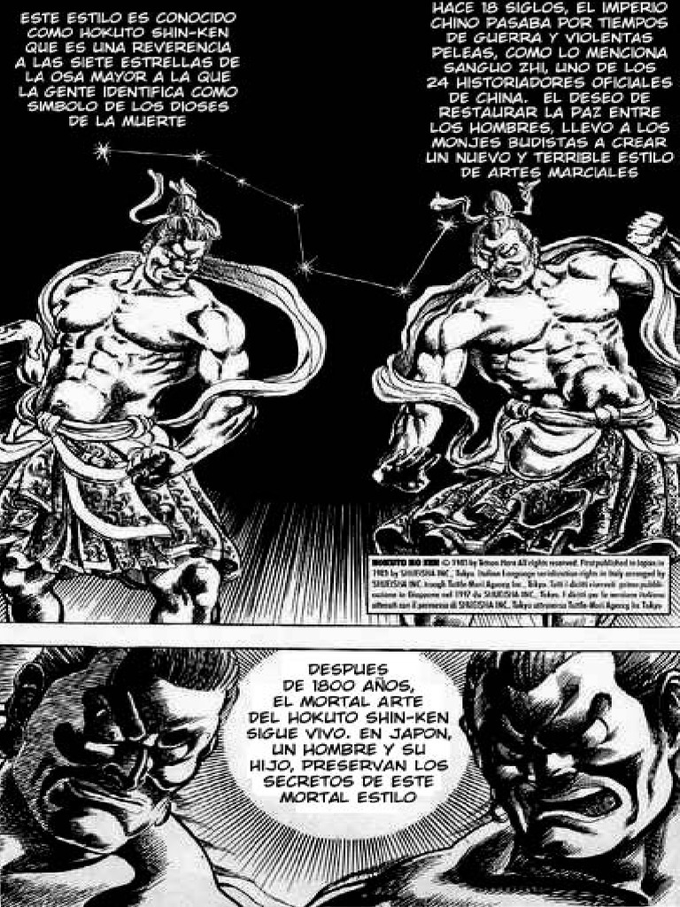 Hokuto No Ken Extra Los Origenes Absorbiendo Mangas Pdf Pdf